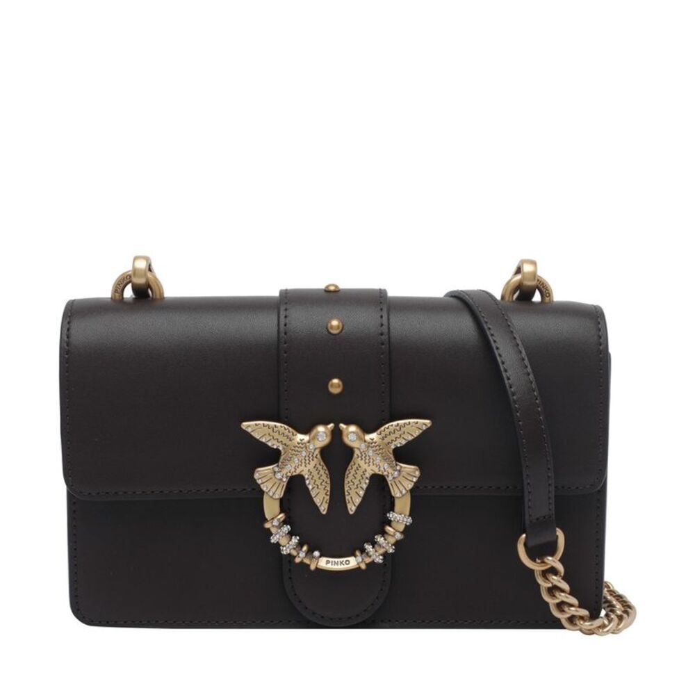 Pinko Women Mini Love One Crossbody Bag With Jewel Buckle